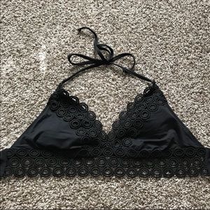 Black bikini top size large from Dillard’s